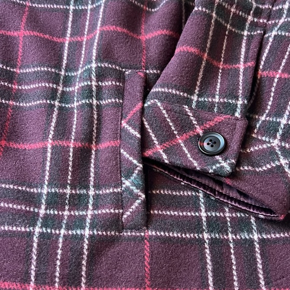 New Torrid Women’s Size 1X Winetasting Color Cozy Double Knit Shacket - Picture 6 of 7